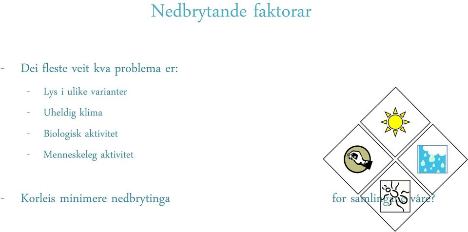 klima - Biologisk aktivitet - Menneskeleg