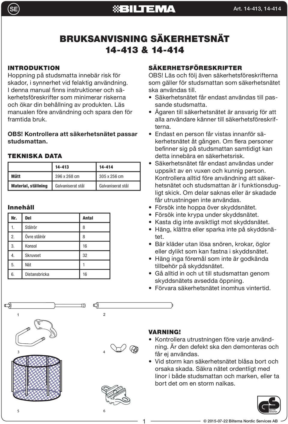 Biltema fallstoppsele