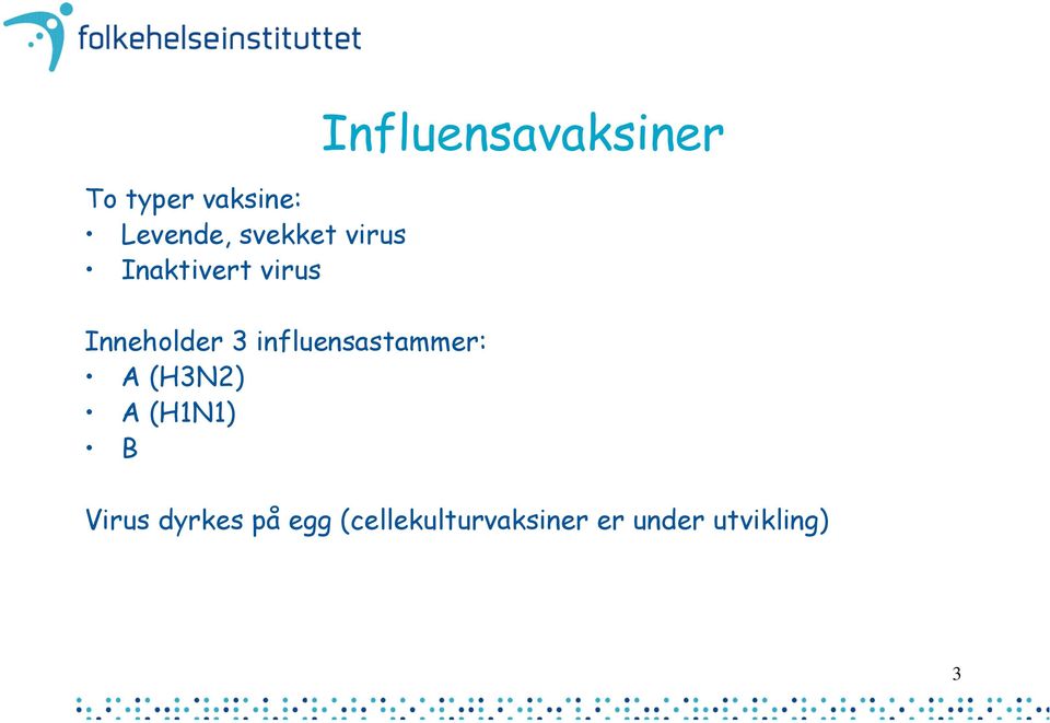 A (H3N2) A (H1N1) B Influensavaksiner Virus