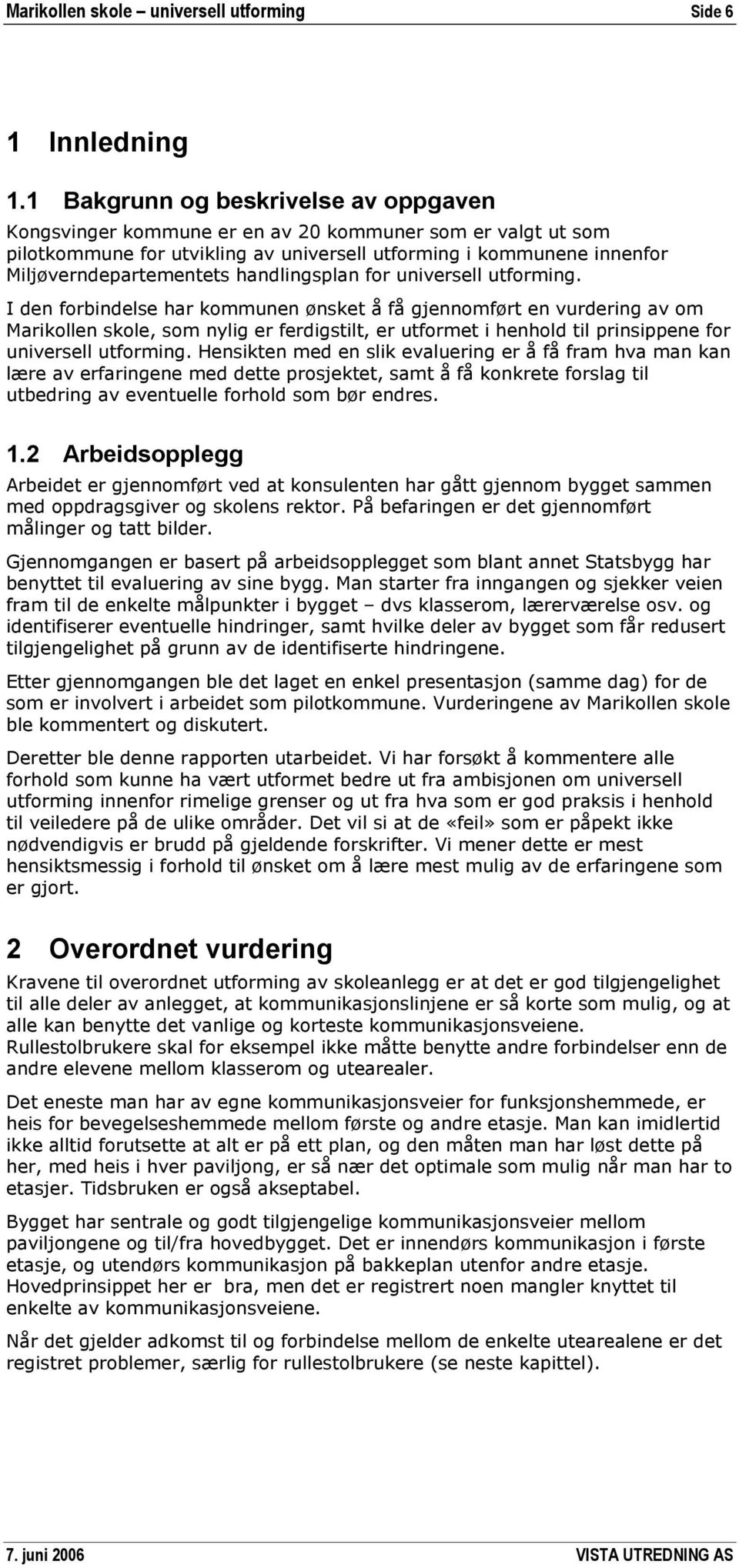 handlingsplan for universell utforming.