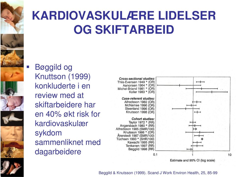 økt risk for kardiovaskulær sykdom sammenliknet med