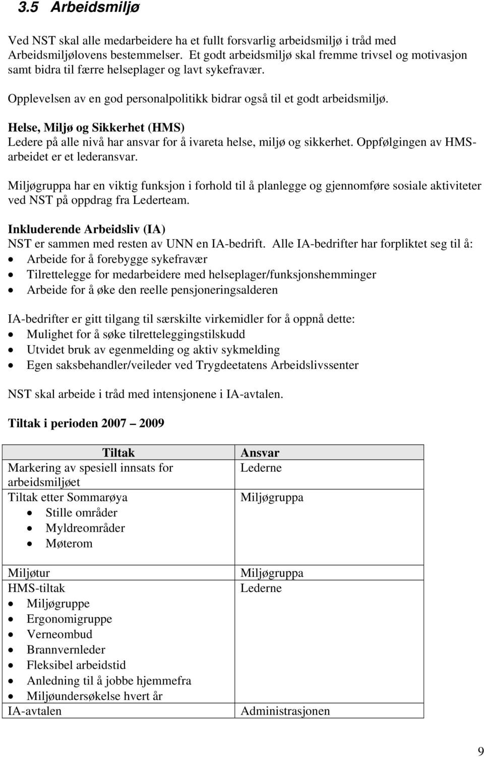 Helse, Miljø og Sikkerhet (HMS) Ledere på alle nivå har ansvar for å ivareta helse, miljø og sikkerhet. Oppfølgingen av HMSarbeidet er et lederansvar.