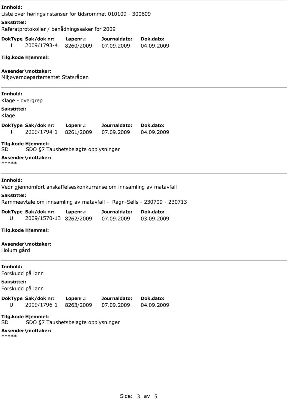 innsamling av matavfall Rammeavtale om innsamling av matavfall - Ragn-Sells - 230709-