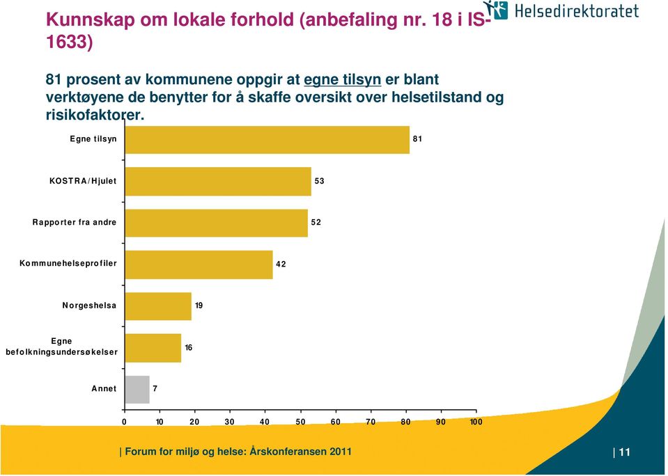 skaffe oversikt over helsetilstand og risikofaktorer.