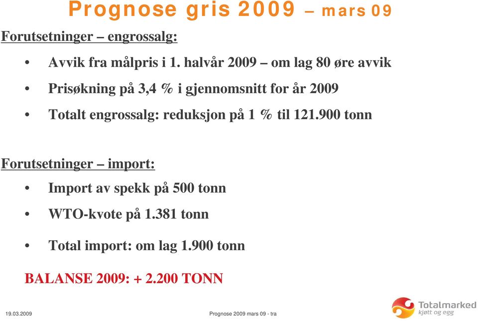 engrossalg: reduksjon på 1 % til 121.