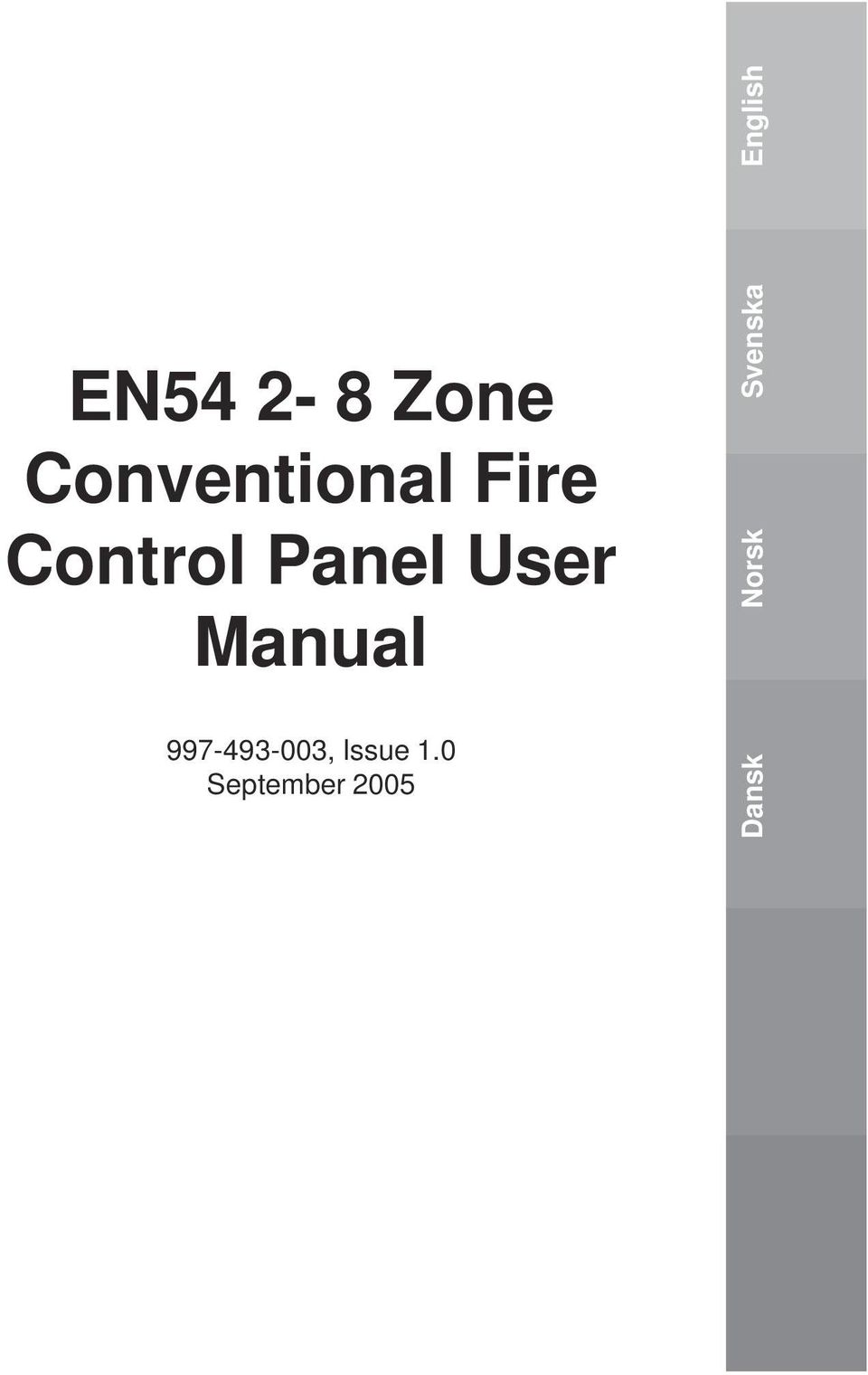 Control Panel User Manual