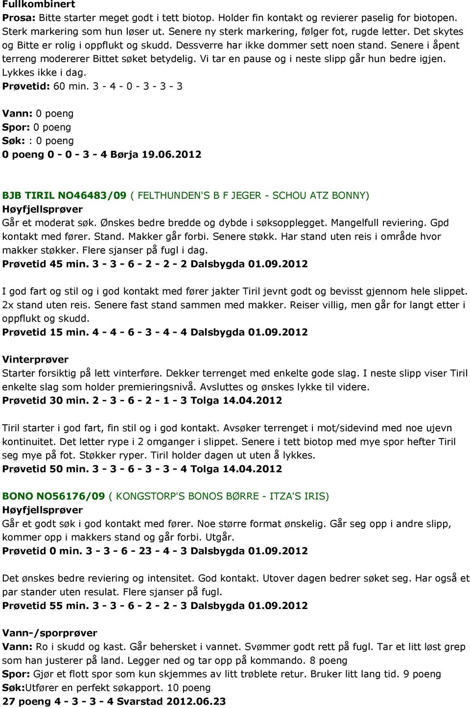 Vi tar en pause og i neste slipp går hun bedre igjen. Lykkes ikke i dag. Prøvetid: 60 min. 3-4 - 0-3 - 3-3 Vann: 0 poeng Spor: 0 poeng Søk: : 0 poeng 0 poeng 0-0 - 3-4 Børja 19.06.