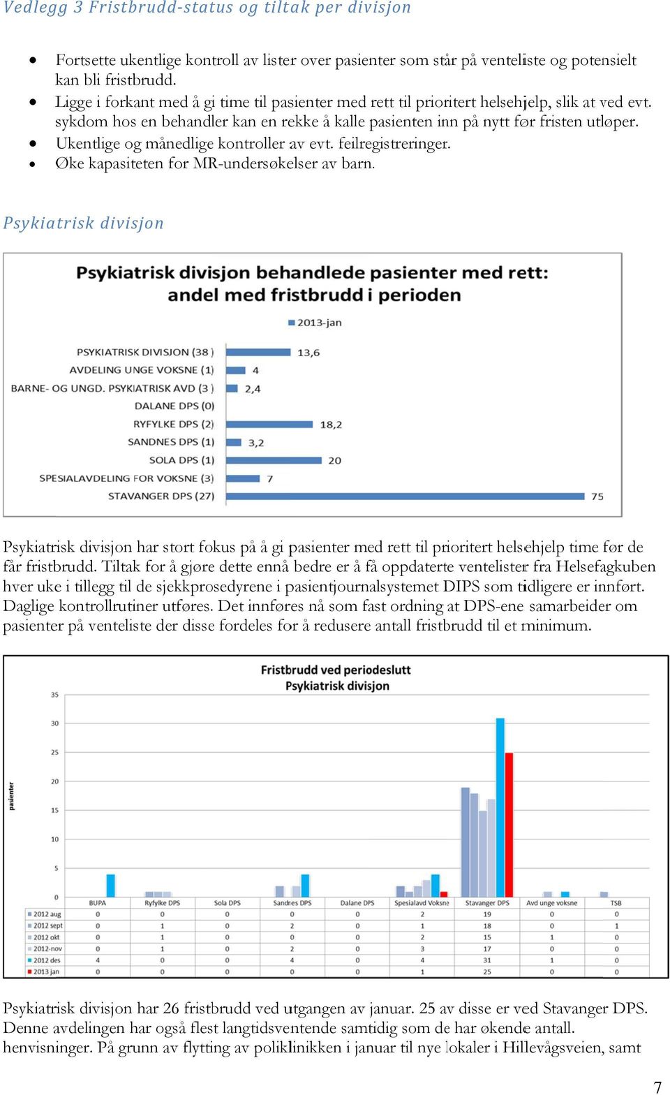 Ukentlige og månedligee kontroller av evt. feilregistreringer. Øke kapasiteten for MR-undersøkelser av barn.