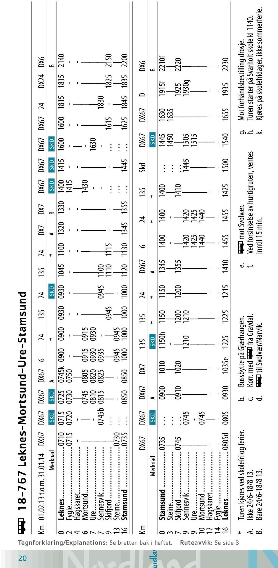 .. - - - - - - - - - - 6 Mortsund... 0745 0805 0915 0915 1430-7 Ure... - 0810 0820 0930 0930-1630 7 Sennesvik... 0745b 0815 0825 0935-0945 1100 - - 1830 9 Skifjord...... 0945 1110 1115 - -... -... 1615-1825 2150 13 Steine.