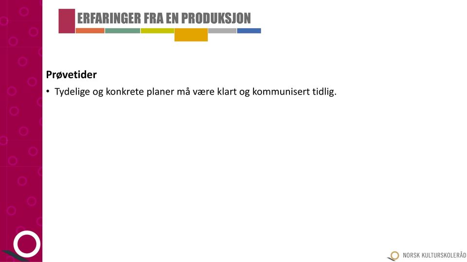 konkrete planer må