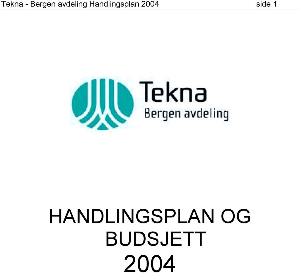 Handlingsplan 2004