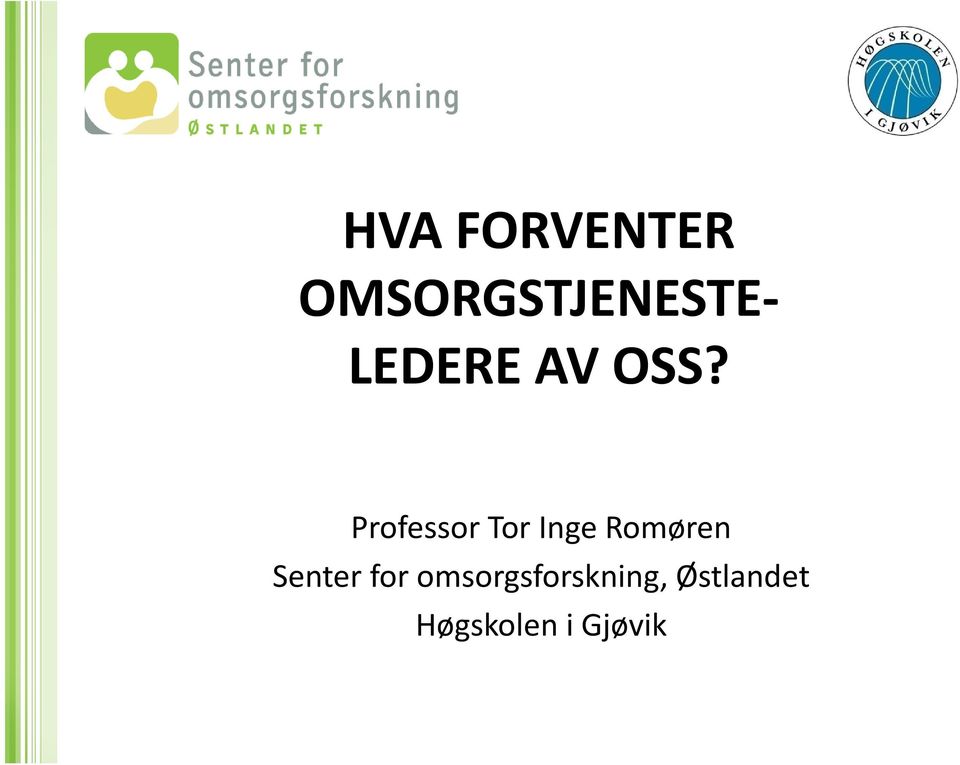Professor Tor Inge Romøren
