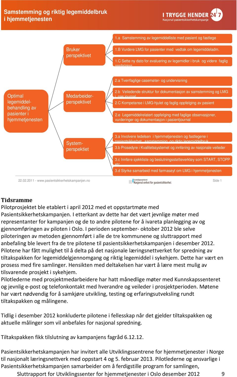 b Veiledende struktur for dokumentasjon av samstemming og LMG i pas.journal 2.C Kompetanse i LMG-hjulet og faglig oppfølging av pasient 2.