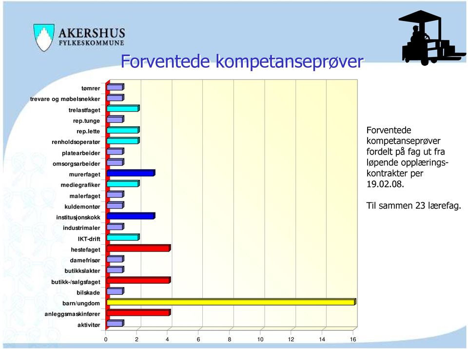 industrimaler IKT-drift hestefaget damefrisør butikkslakter butikk-/salgsfaget bilskade barn/ungdom