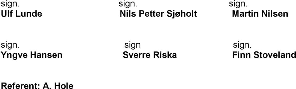 Sjøholt Martin Nilsen sign.