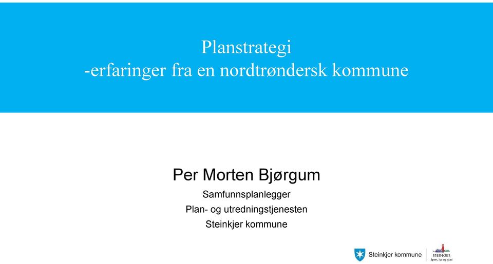 Bjørgum Samfunnsplanlegger Plan-