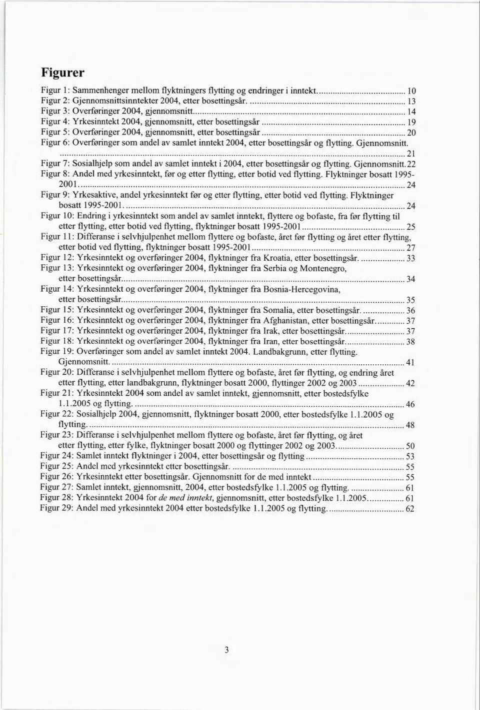 flytting. Gjennomsnitt. Figur 7: Sosialhjelp som andel av samlet inntekt i 2004, etter bosettingsår og flytting. Gjennomsnitt.22 Figur 8: Andel med yrkesinntekt, før og etter flytting, etter botid ved flytting.