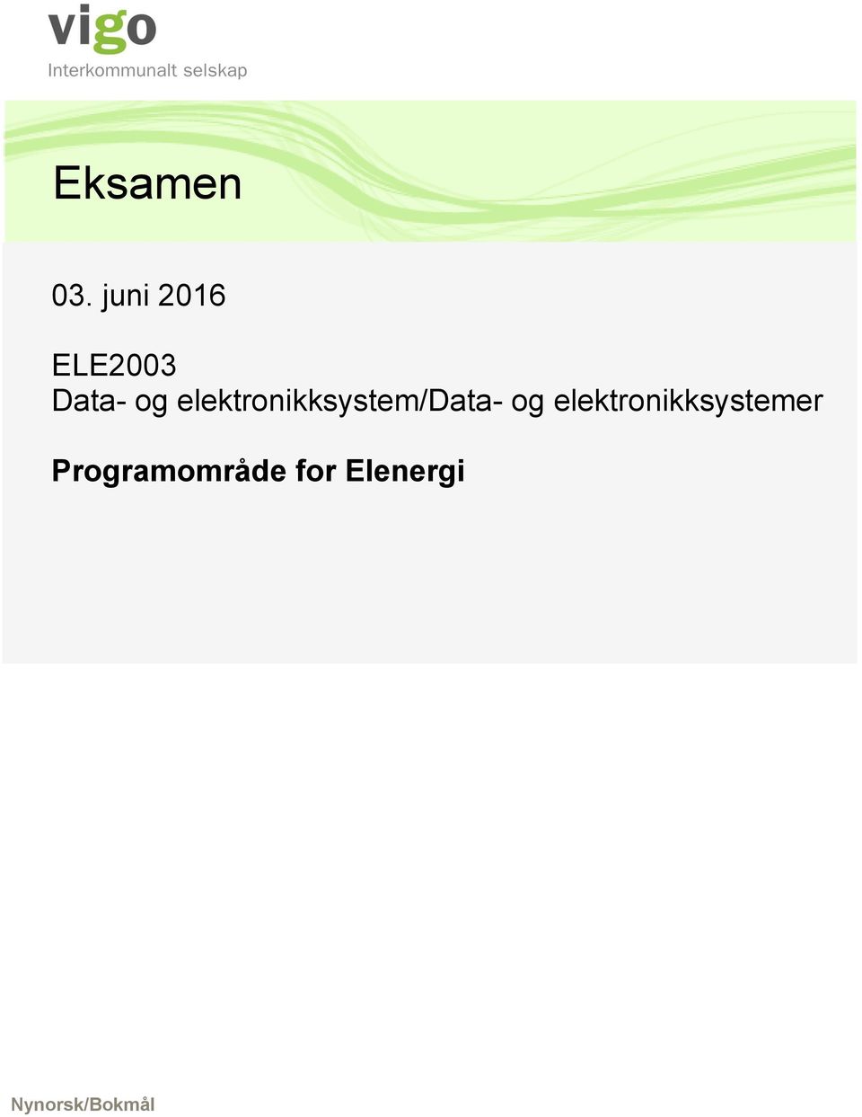 elektronikksystem/data- og