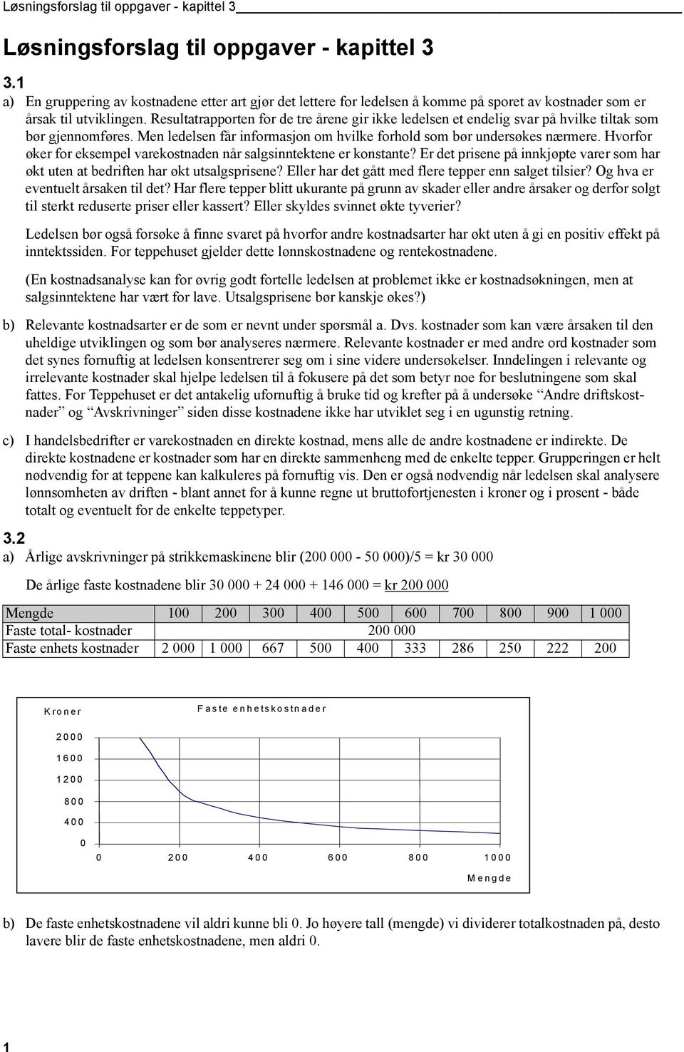 Hvorfor øker for eksempel varekostnaden når salgsinntektene er konstante? Er det prisene på innkjøpte varer som har økt uten at bedriften har økt utsalgsprisene?