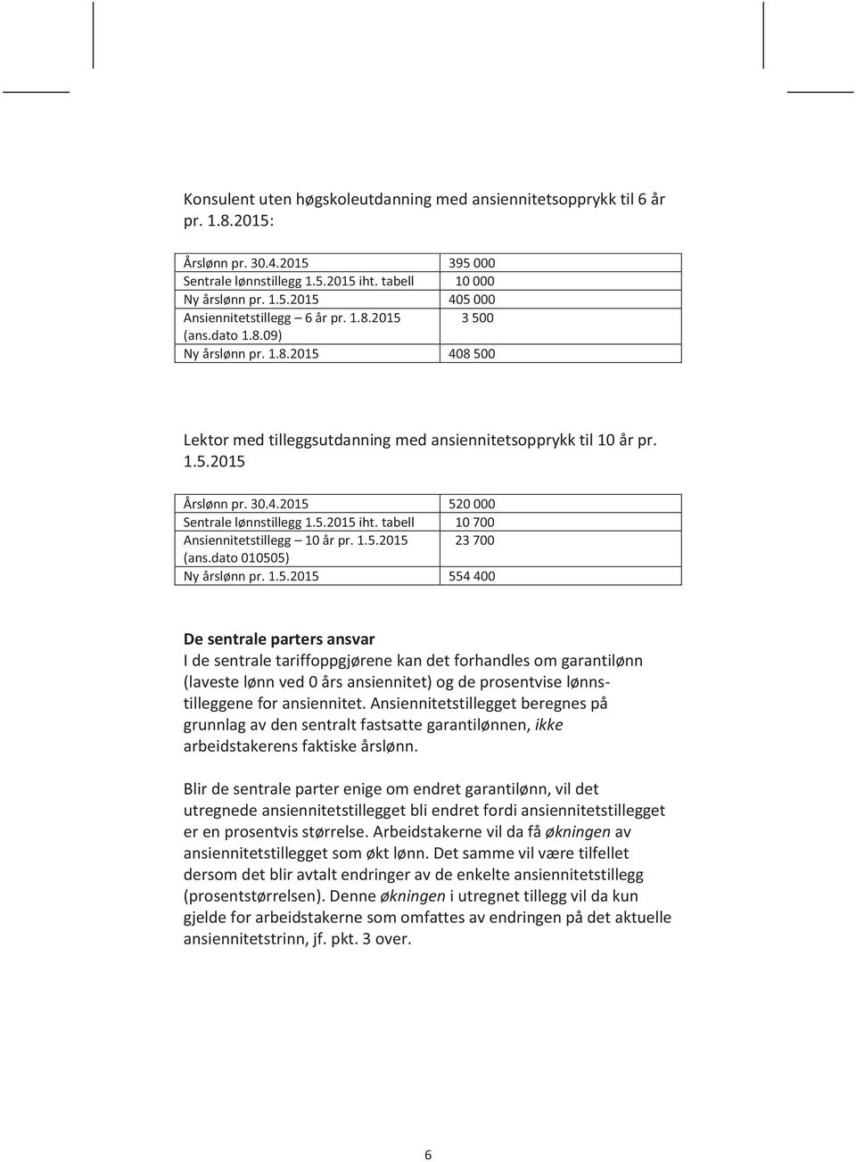 tabell 10 700 Ansiennitetstillegg 10 år pr. 1.5.