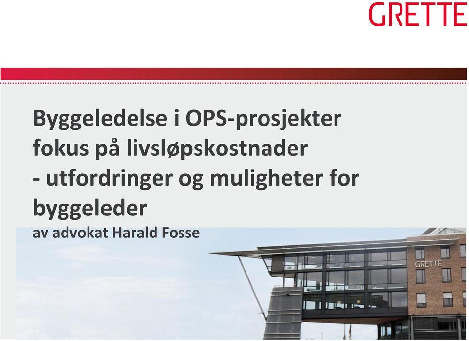 utfordringer og muligheter for