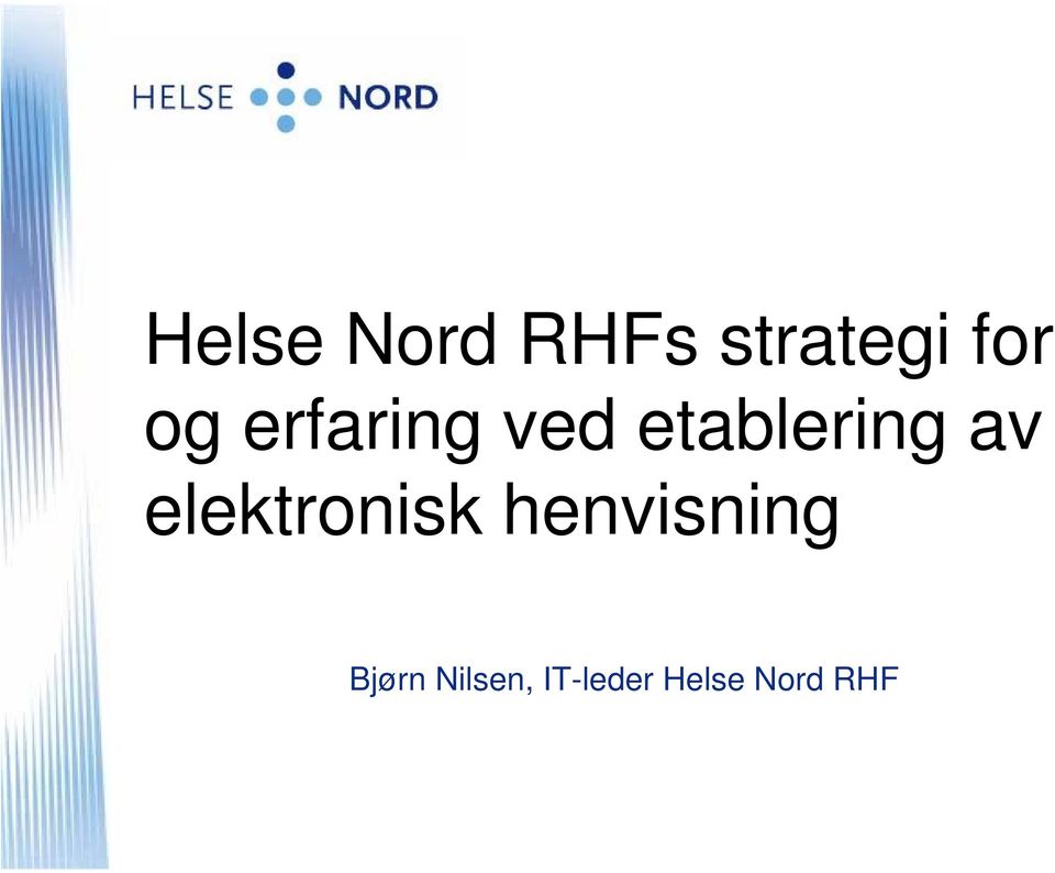 elektronisk henvisning Bjørn