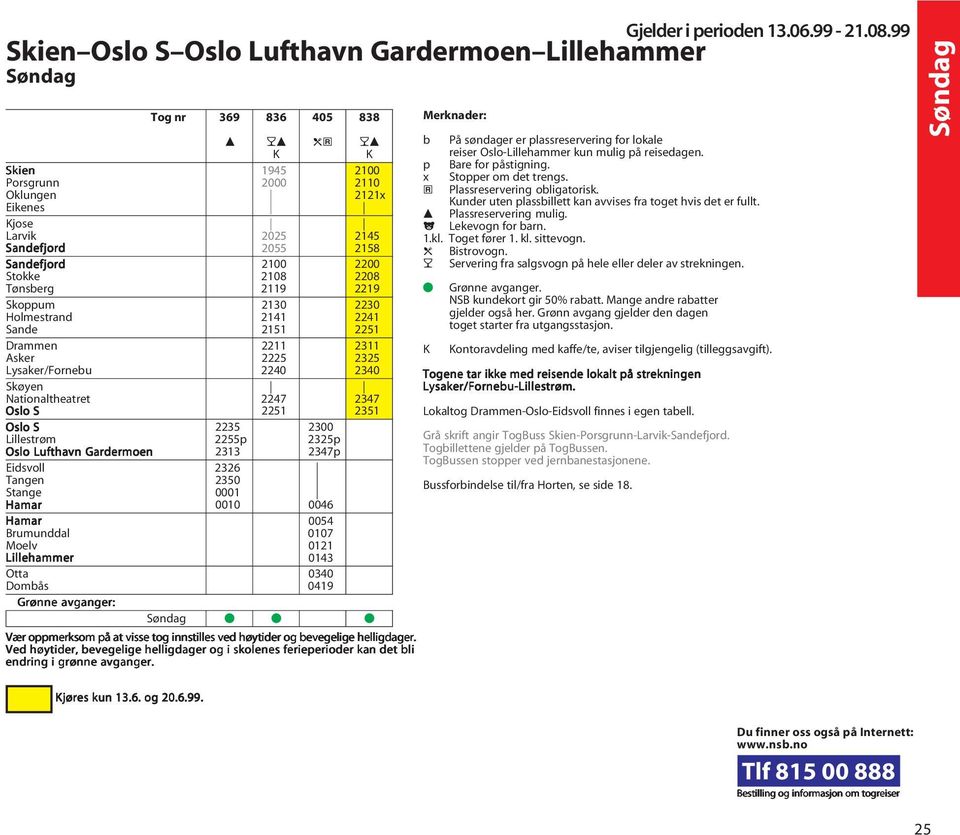 2247 2347 Oslo S 2251 2351 Oslo S 2235 2300 Lillestrøm 2255p 2325p Oslo Lufthavn Gardermoen 2313 2347p Eidsvoll 2326 Tangen 2350 Stange 0001 Hamar 0010 0046 Hamar 0054 Brumunddal 0107 Moelv 0121