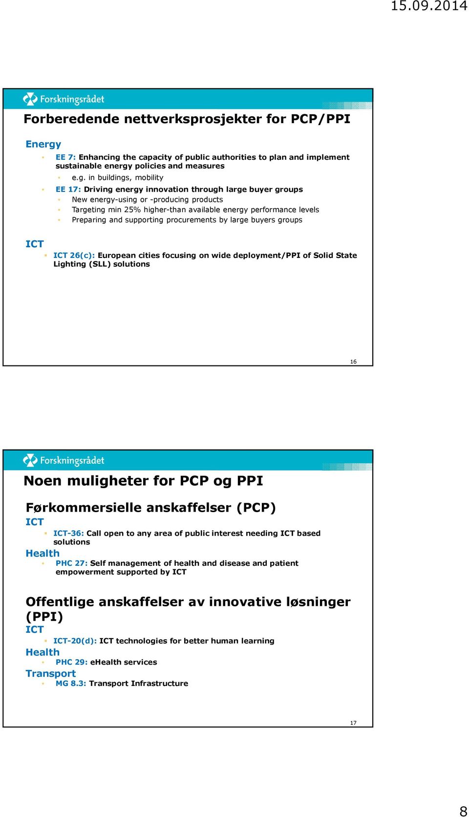 the capacity of public authorities to plan and implement sustainable energy