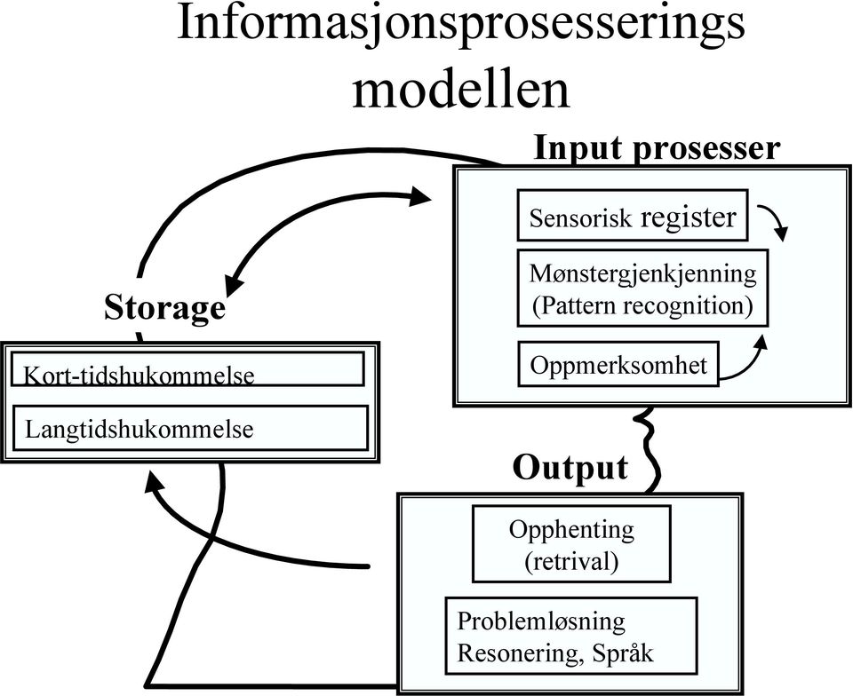 Langtidshukommelse Mønstergjenkjenning (Pattern