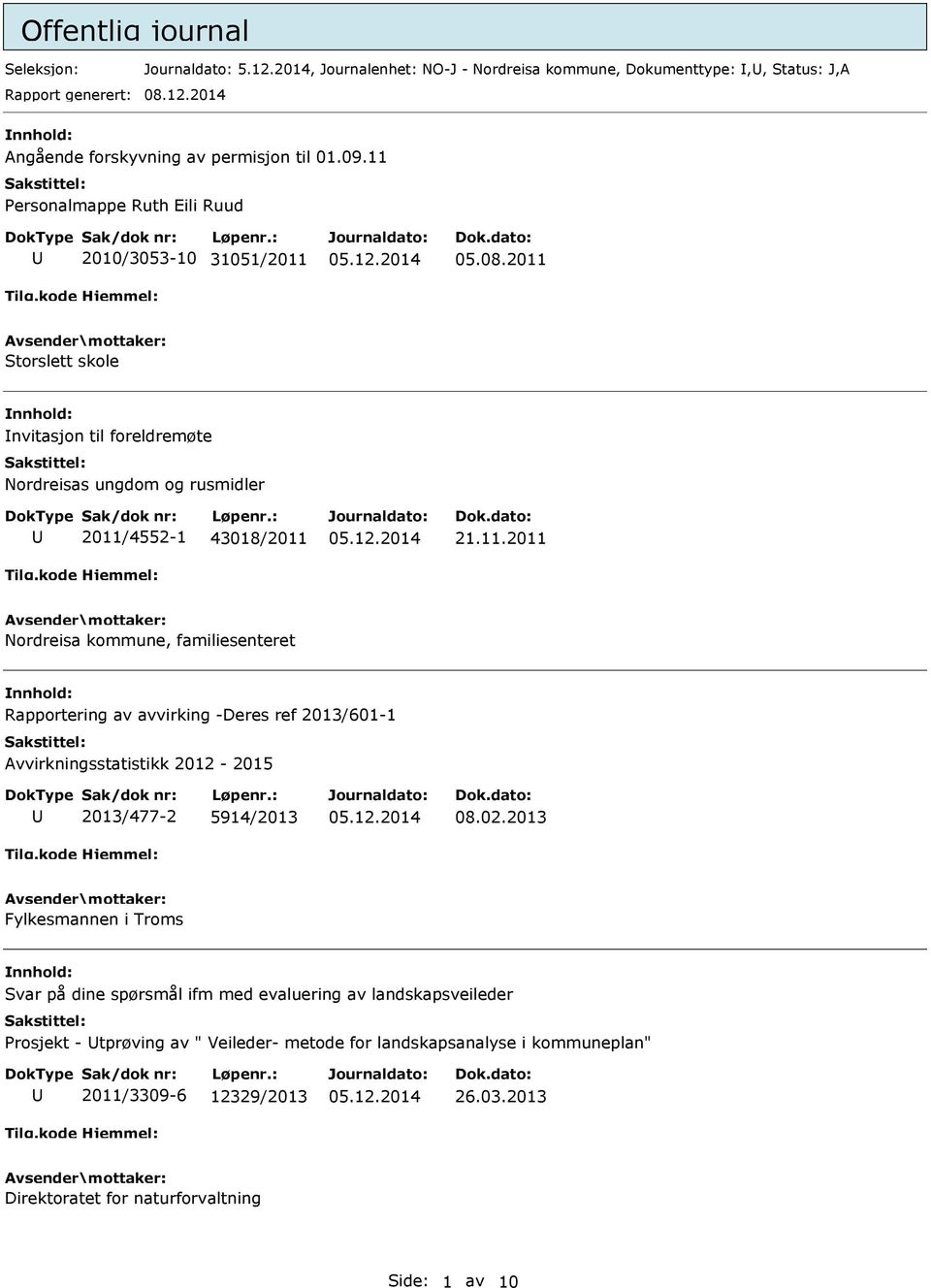 02.2013 Fylkesmannen i Troms Svar på dine spørsmål ifm med evaluering av landskapsveileder Prosjekt - tprøving av " Veileder- metode for landskapsanalyse i kommuneplan" 2011/3309-6