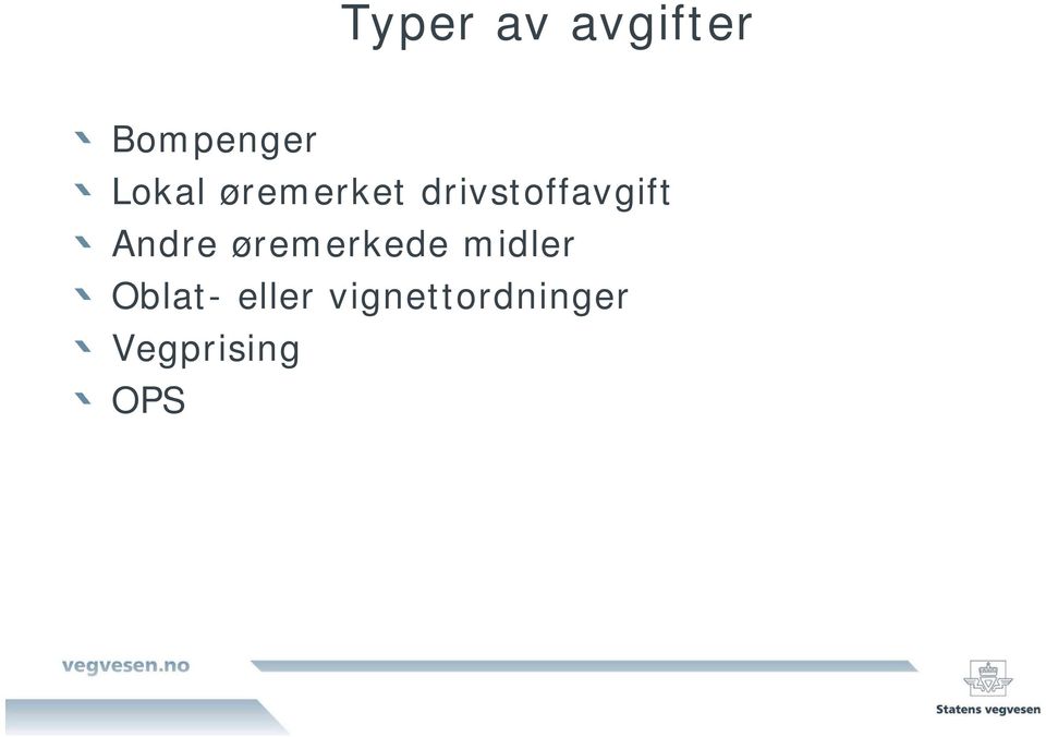 Andre øremerkede midler Oblat-