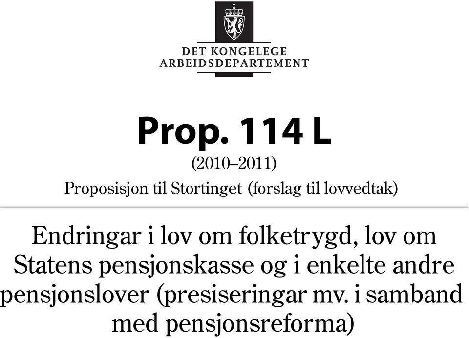 lov om folketrygd, lov om Statens pensjonskasse