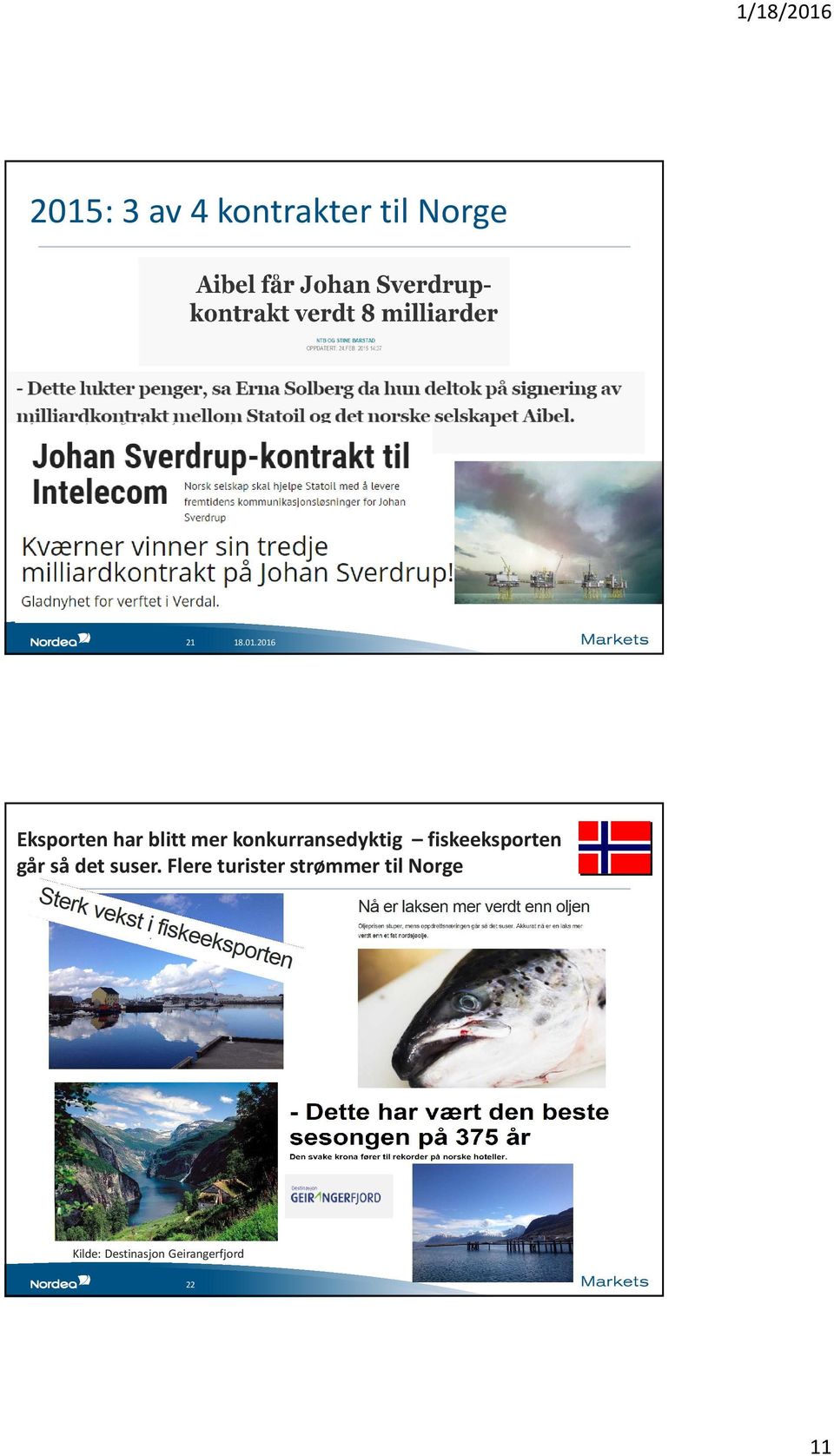 fiskeeksporten går så det suser.