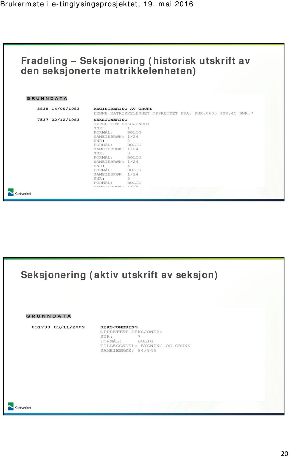 seksjonerte matrikkelenheten)