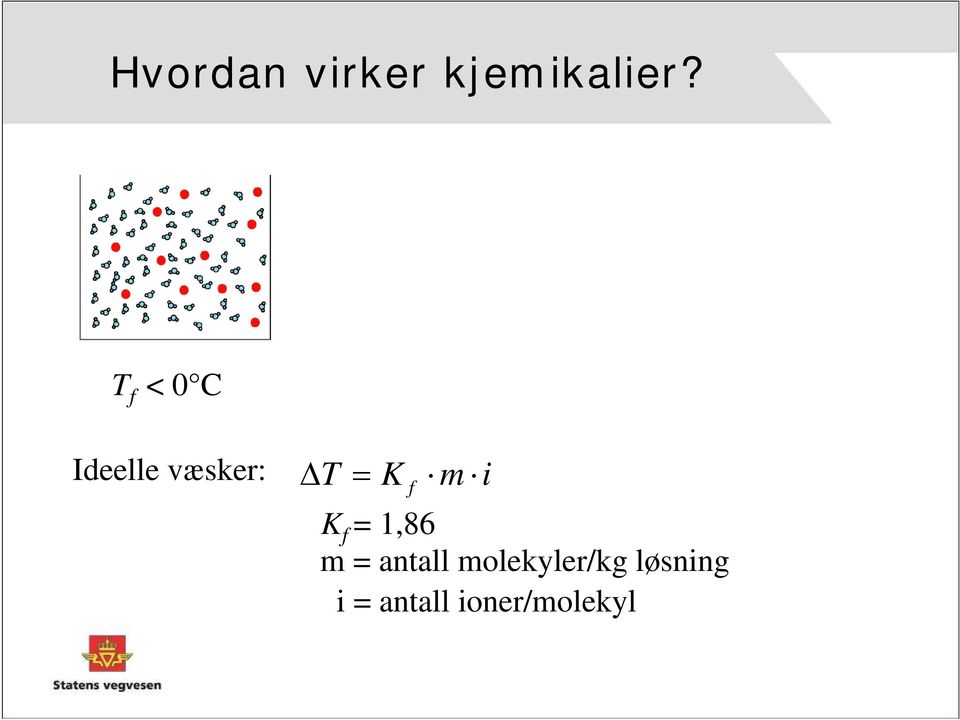 f m i K f = 1,86 m = antall