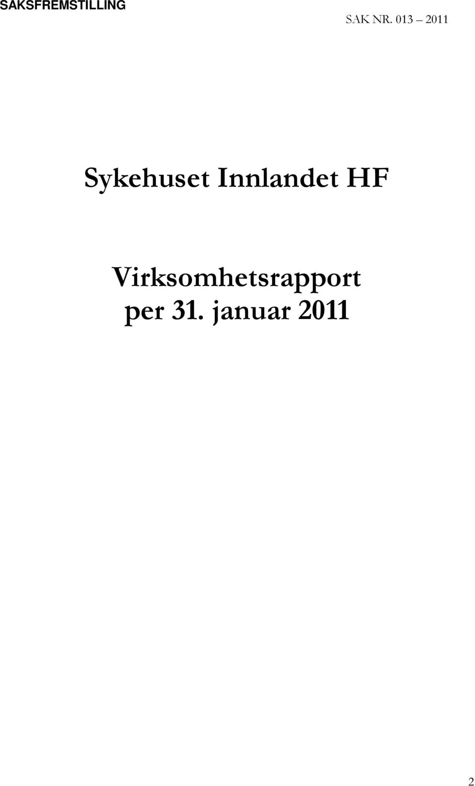 Innlandet HF