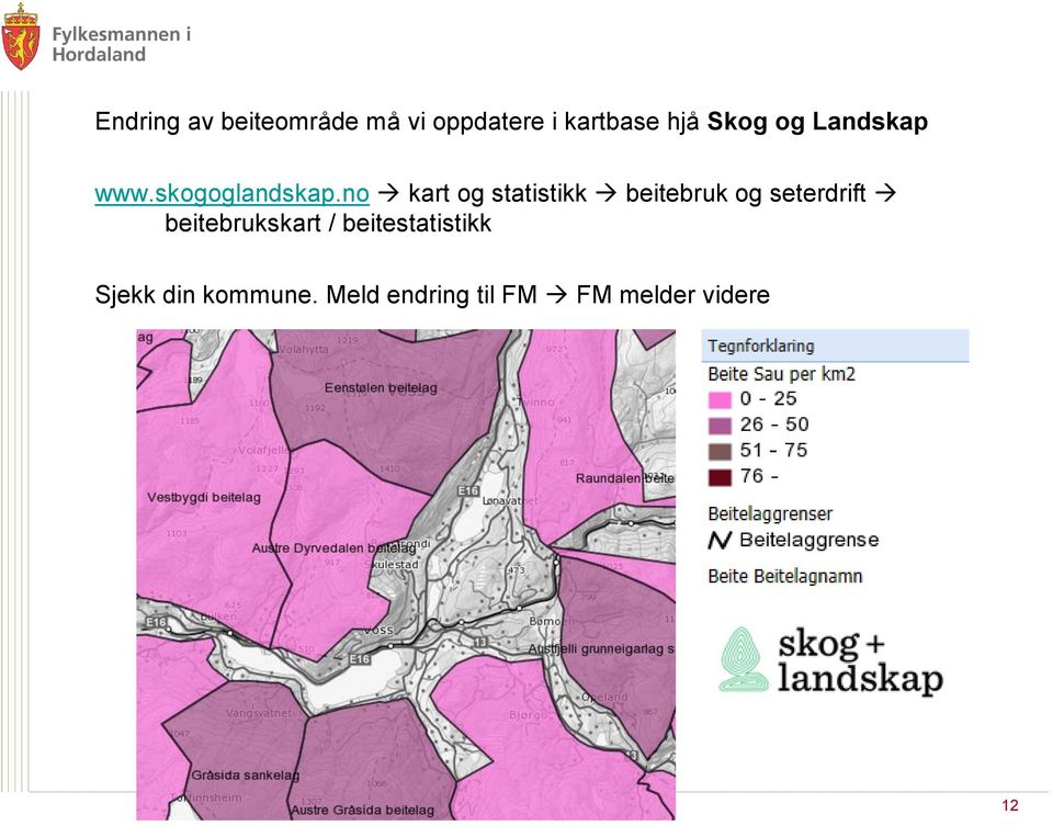 no kart og statistikk beitebruk og seterdrift