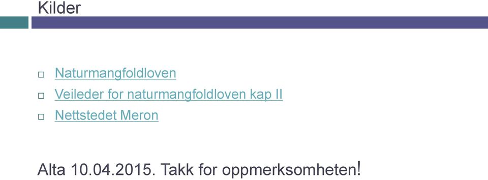 naturmangfoldloven kap II