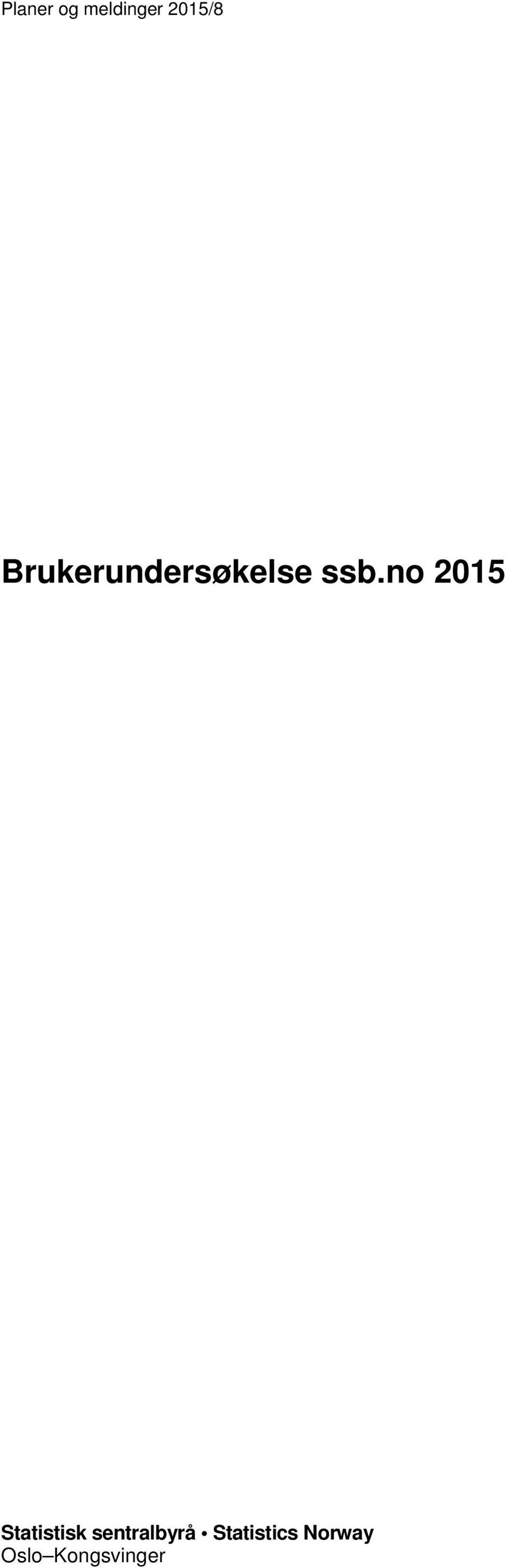 no 2015 Statistisk