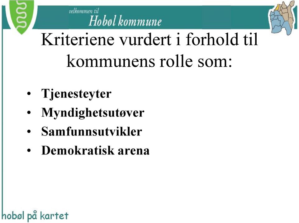 Tjenesteyter Myndighetsutøver