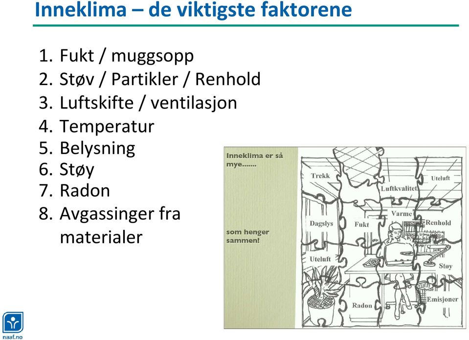 Støv / Partikler / Renhold 3.