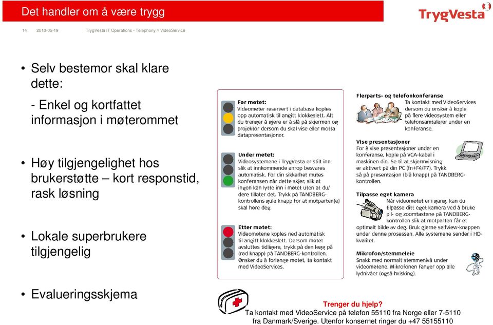 Lokale superbrukere tilgjengelig Evalueringsskjema Trenger du hjelp?