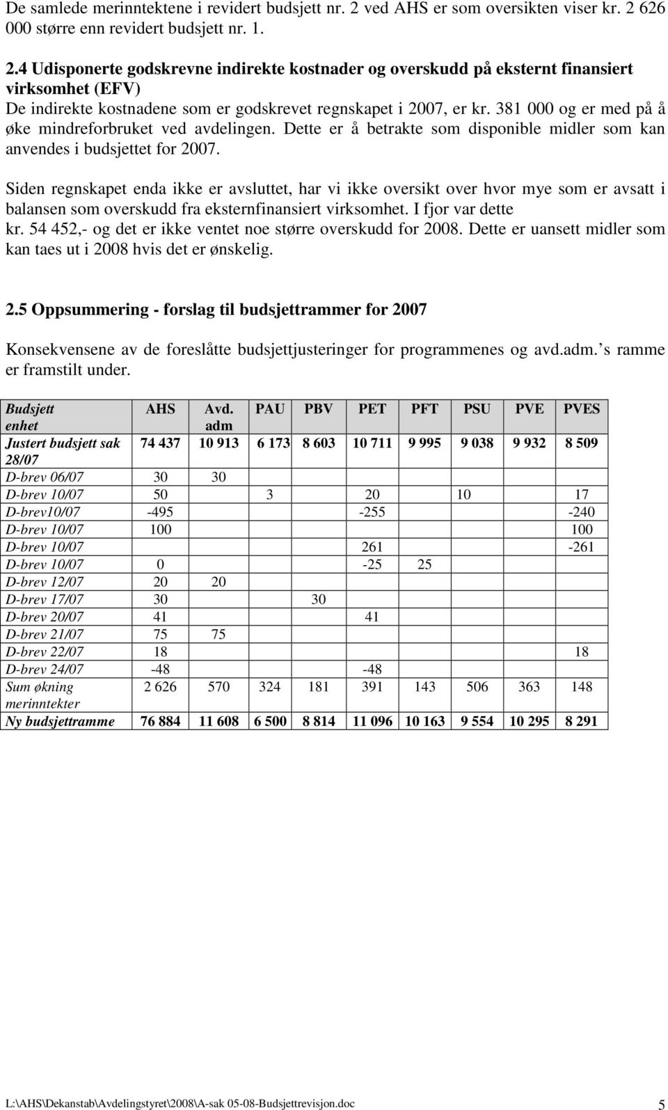 626 000 større enn revidert budsjett nr. 1. 2.