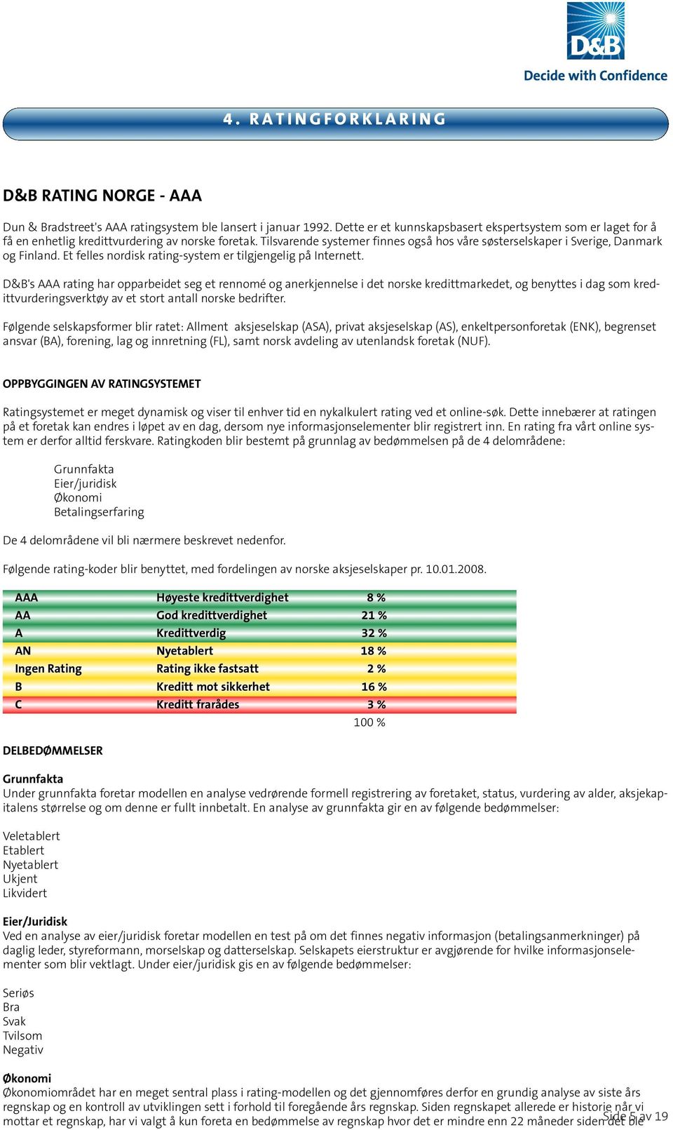 Et felles nordisk rating-system er tilgjengelig på Internett.