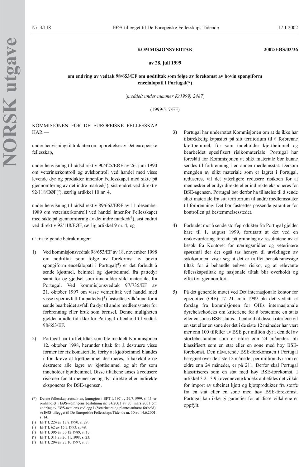 juni 1990 om veterinærkontroll og avlskontroll ved handel med visse levende dyr og produkter innenfor Fellesskapet med sikte på gjennomføring av det indre marked( 1 ), sist endret ved direktiv