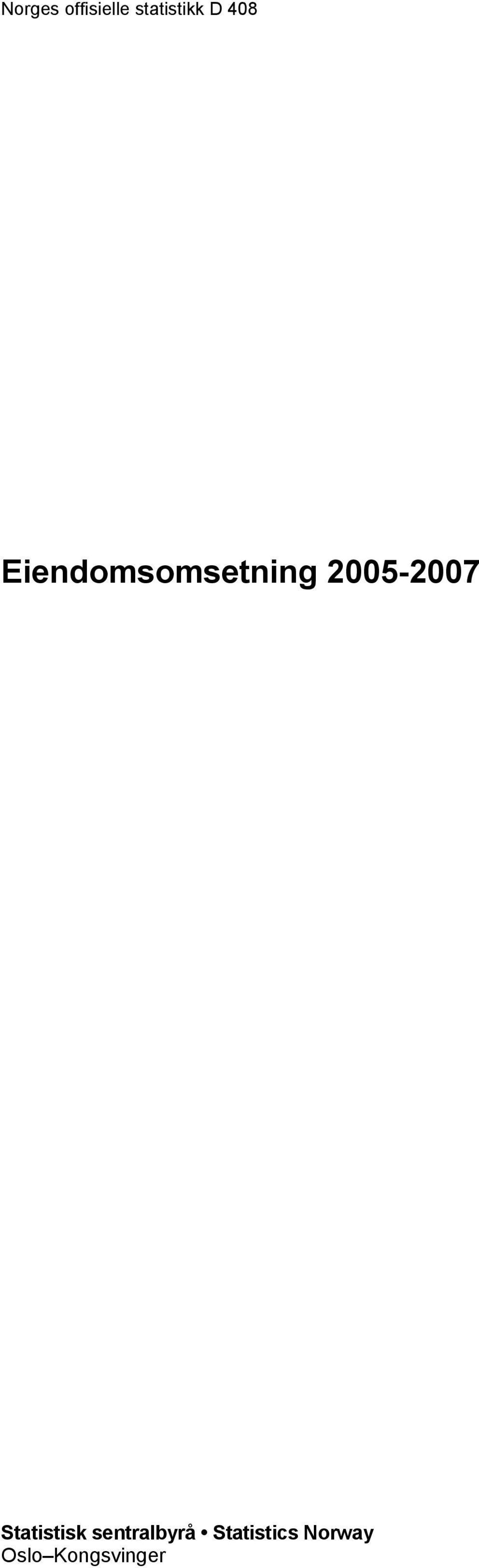 2005-2007 Statistisk