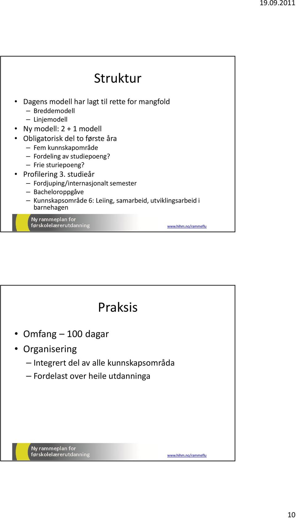 studieår Fordjuping/internasjonalt semester Bacheloroppgåve Kunnskapsområde 6: Leiing, samarbeid,