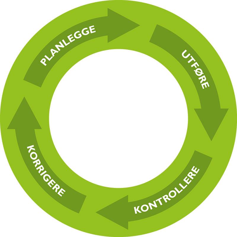 ledelsesstyrt og systematisk