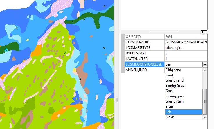 Stratigrafipunkter: 0,5/H1,5/M1,5/Fj 0,5/>3H 0,6/Si0,5/M>1 Status for kvartærgeologisk kartlegging: Stratigrafisk