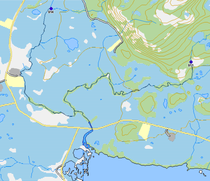 Måloppnåelse (%) Ferskvannsbiologen Rapport 215-5 4. Resultater 4.1 Kobbedalselva Elva ble telt 5/1 og sikten var da 5 m.